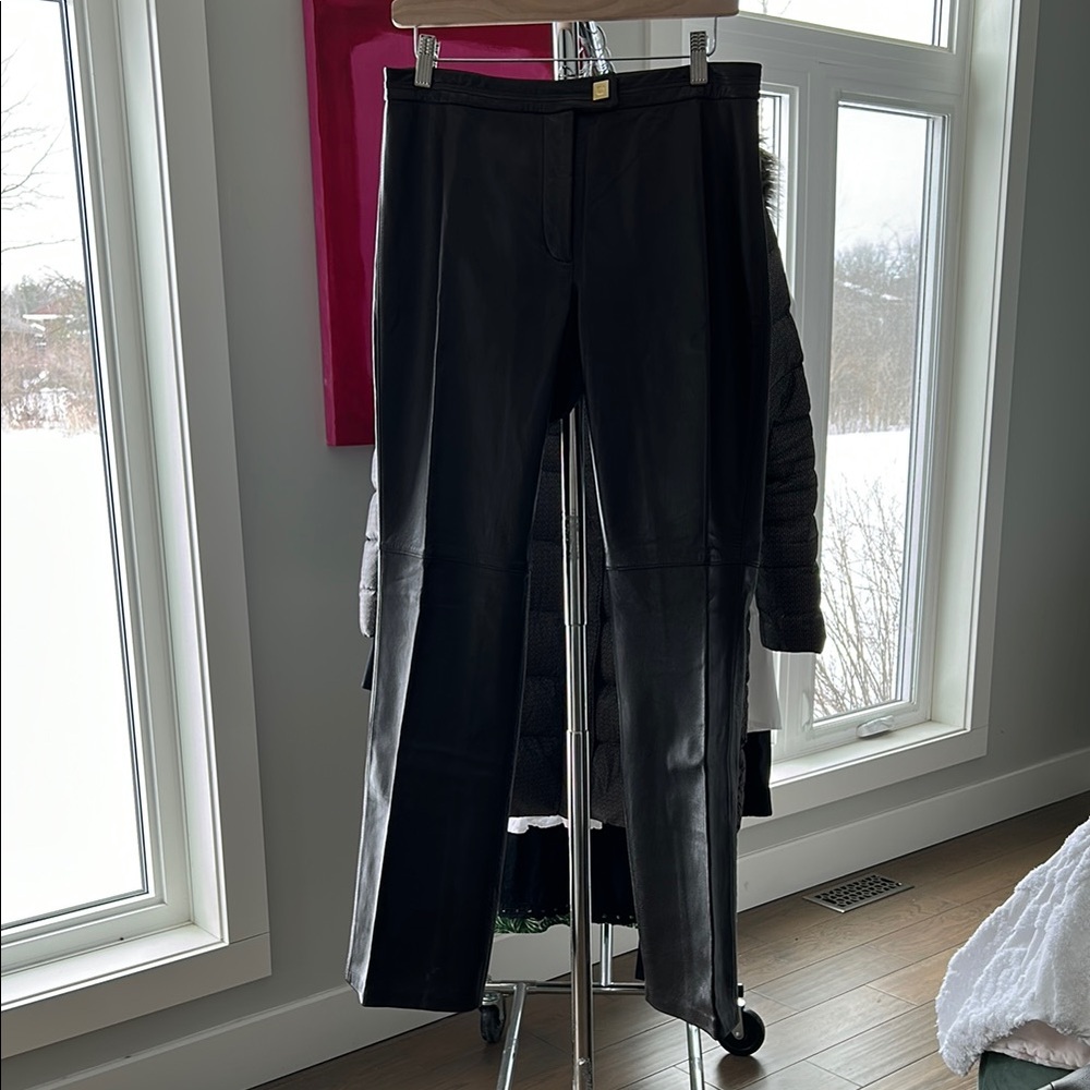 Brown Leather Pants